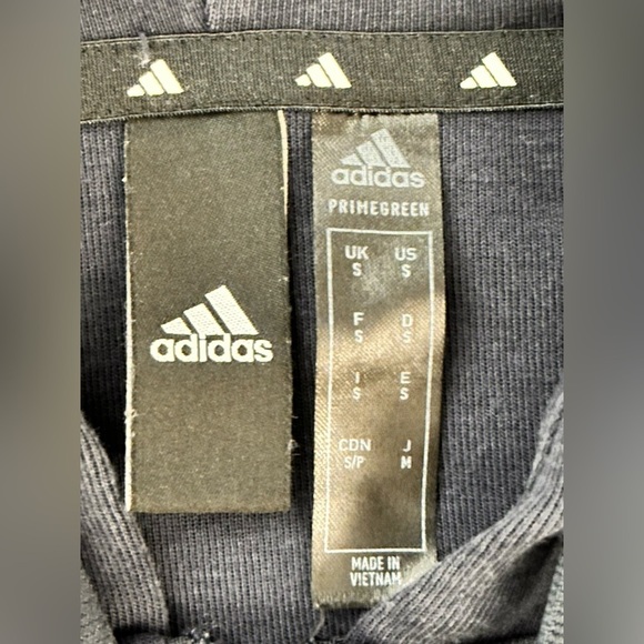 ADIDAS SPORTSWEAR FUTURE ICONS HOODED JACKET - BLUE/WHITE Small - Picture 5 of 7